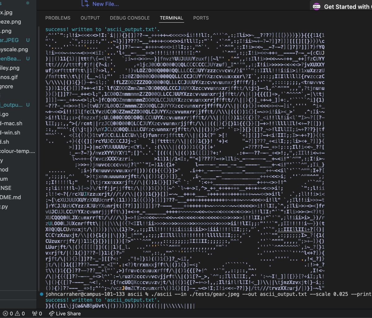 Ascii Image Converter